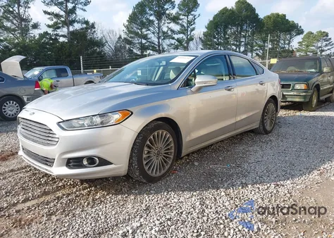 2014 Ford Fusion Titanium z USA, uszkodzony, nr VIN 3FA6P0K98ER385791
